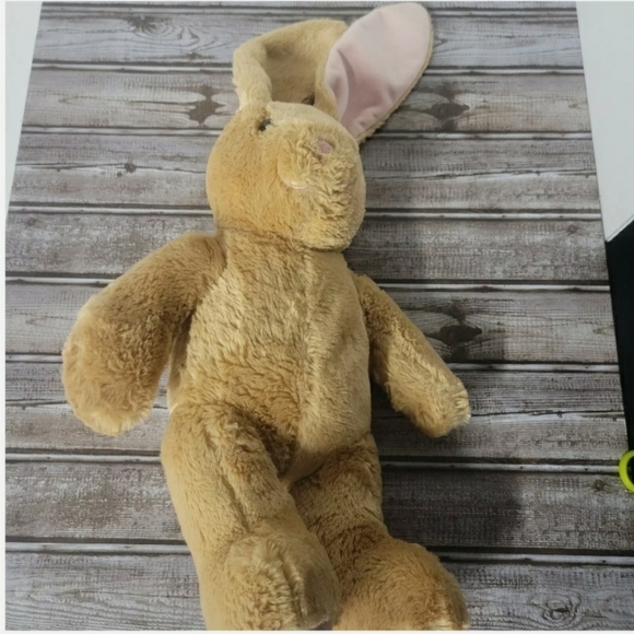 Build A Bear BAB Tan Brown Floppy Ear Bunny Rabbit Plush Stuffed Animal Toy EUC - Picture 5 of 7